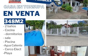 Casa de Ensueño en Tonsupa – Zona Playa Almendro! 🌊🏡 ¡Vive a pocos pasos de la playa!