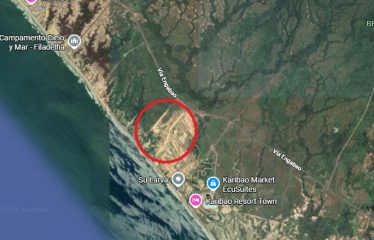 Se venden de oportunidad 100 hectáreas en Engabao, contigua al proyecto Karibao. A $2 dólares el m2